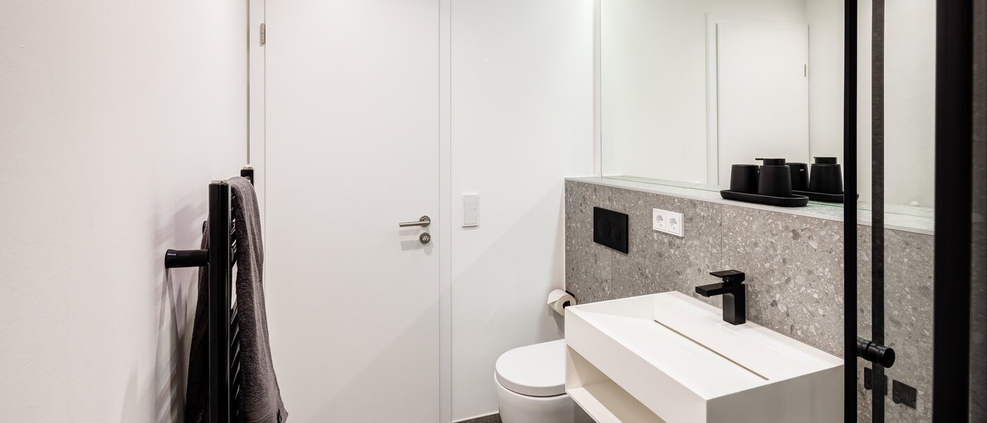 квартира München Obergiesing 04 ванная комната 13886