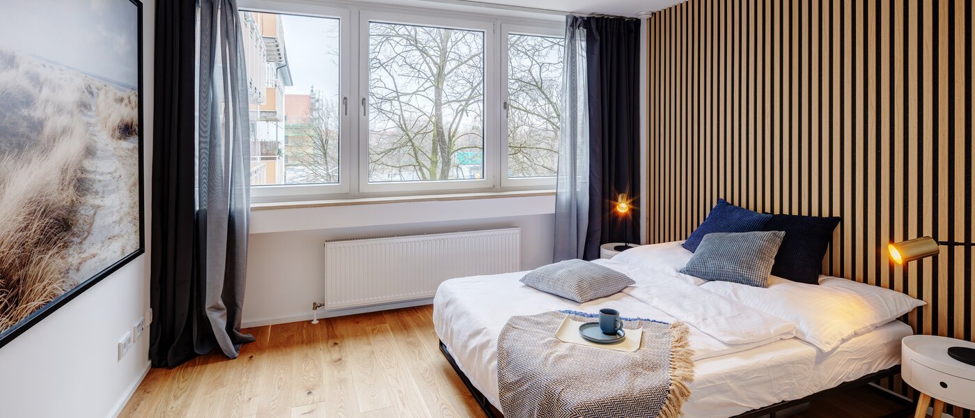 квартира München Obergiesing 01 спальная комната 13886