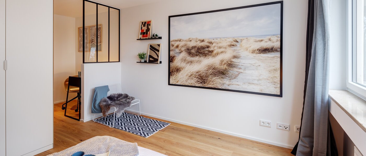 квартира München Obergiesing 03 спальная комната 13886