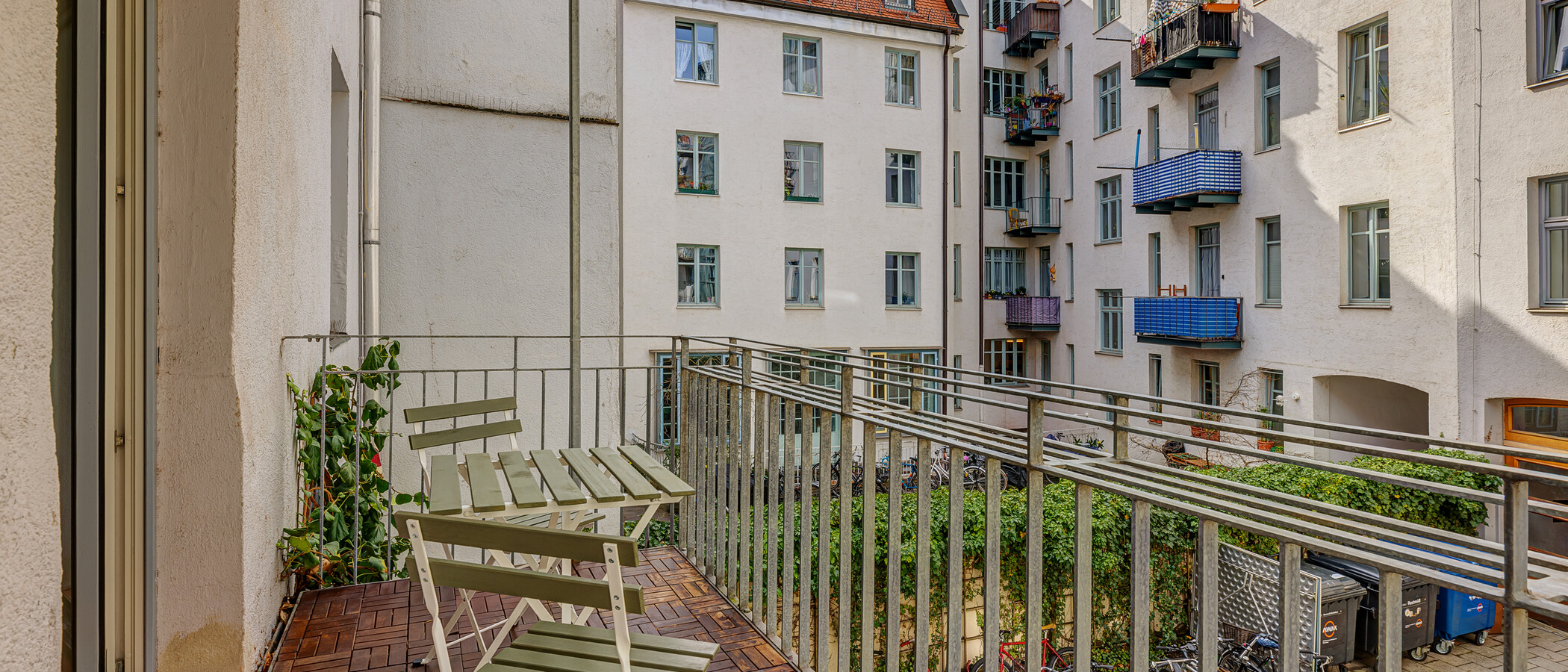 квартира München Glockenbachviertel 03 балкон 13888