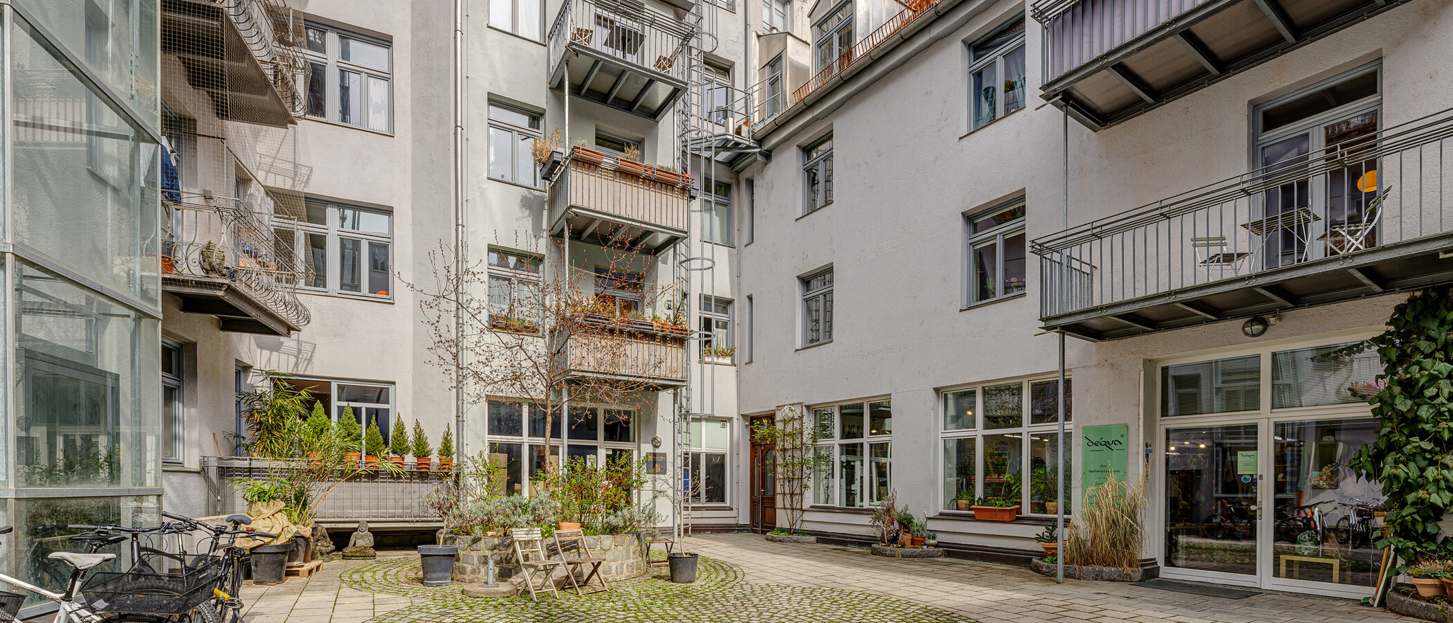 квартира München Glockenbachviertel 01 внутренний двор  13888
