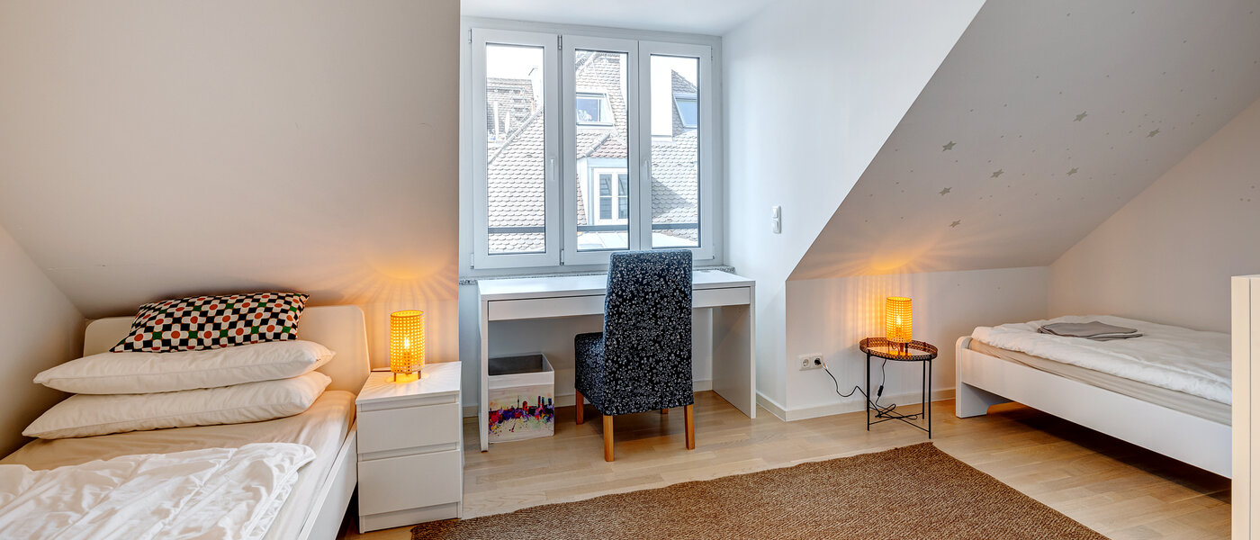 мансардная квартира München Ludwigsvorstadt 02 3-я спальная комната 13896