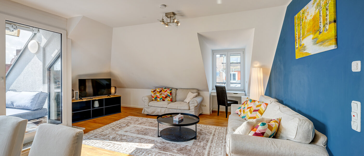 мансардная квартира München Ludwigsvorstadt 05 жилое пространство 13896