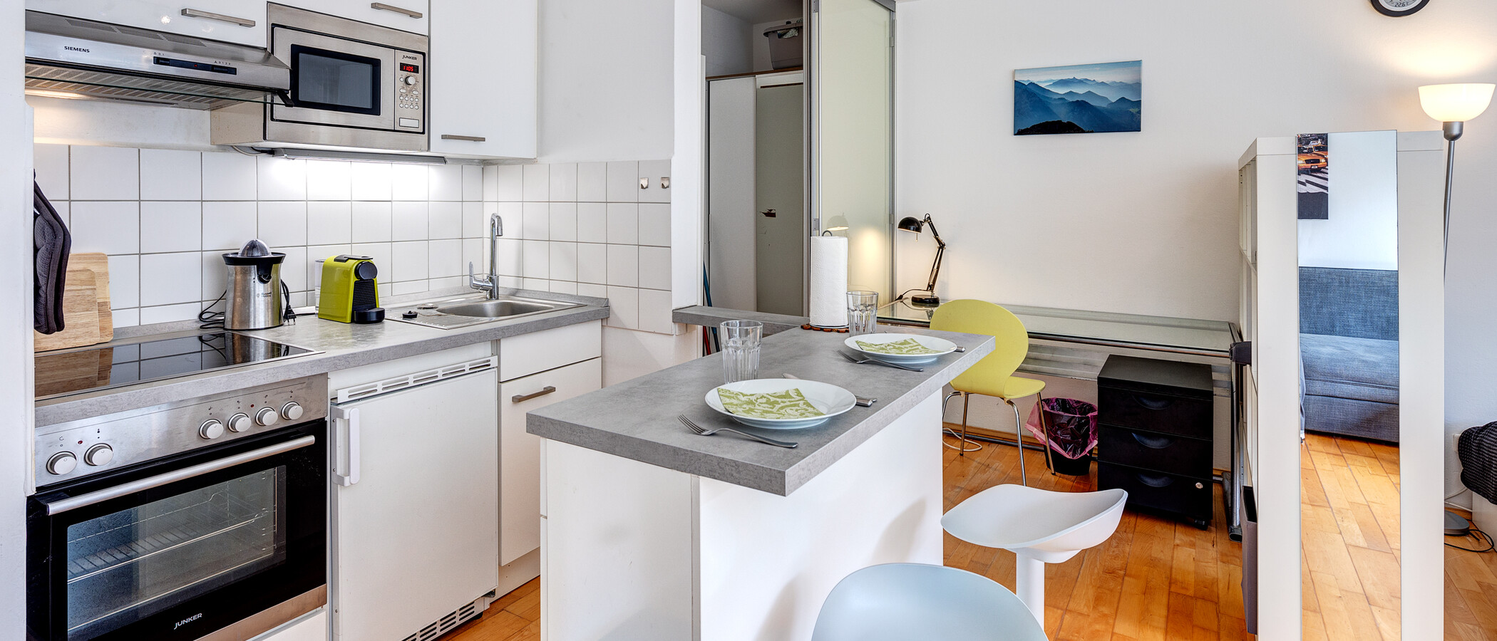 квартира München Schwabing-West 02 кухня 13917