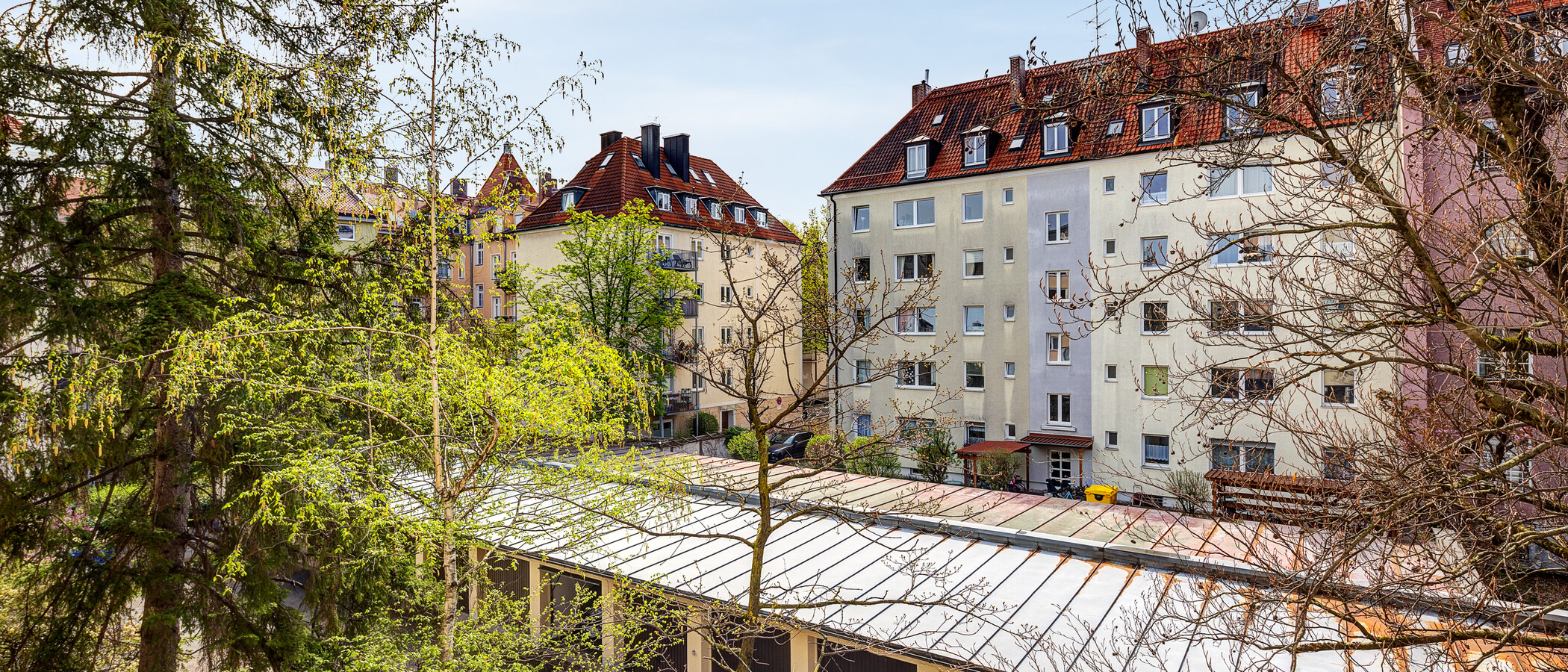 квартира München Schwabing-West 01 вид из окна 13917