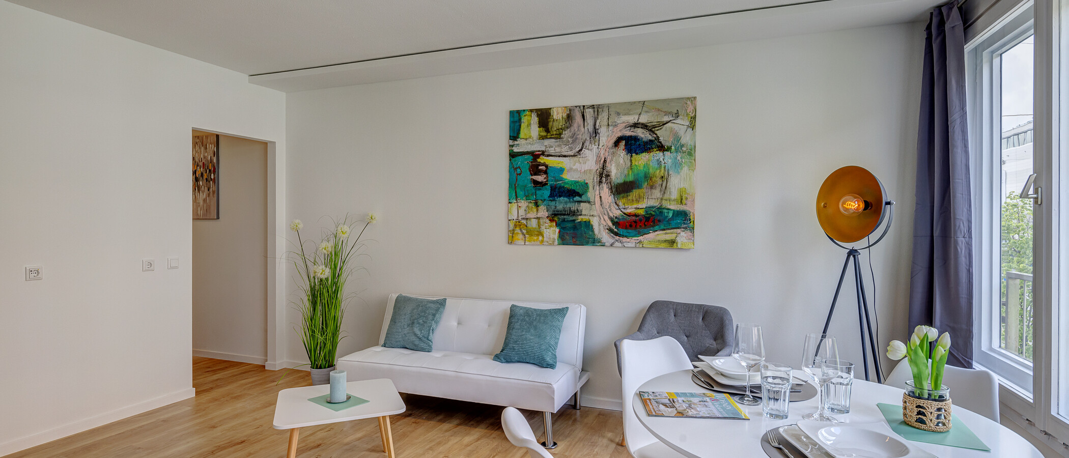 квартира München Haidhausen 04 жилое пространство 13929