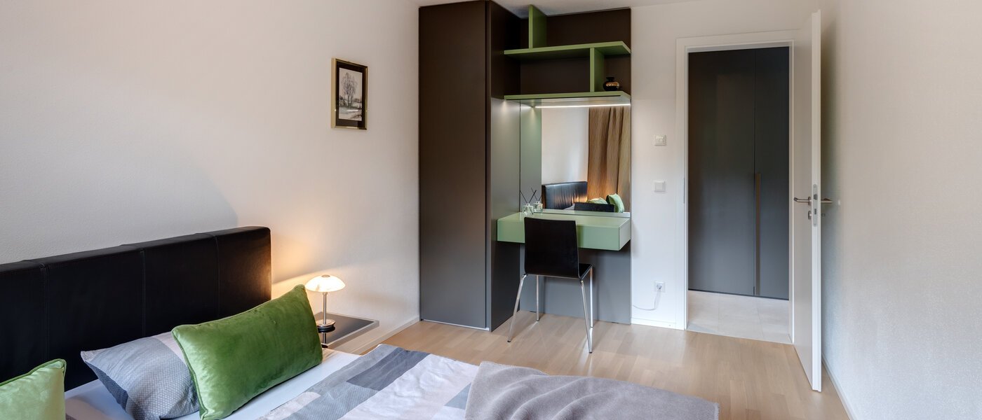 квартира München Trudering 02 спальная комната 13931