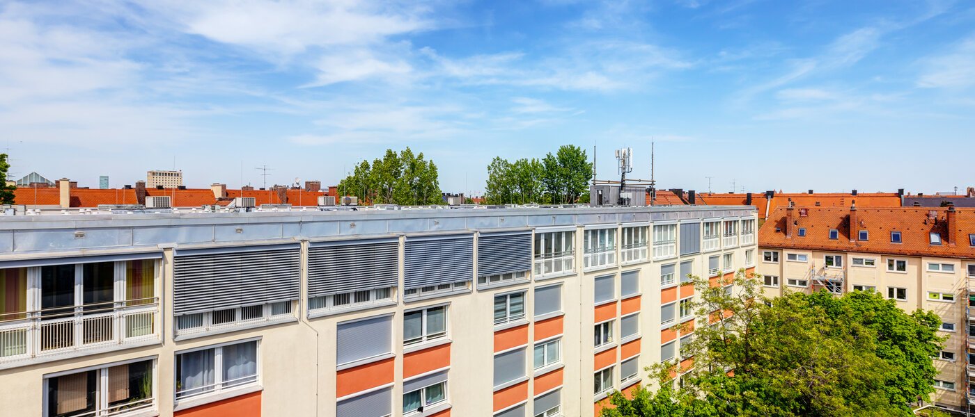 мансардная квартира München Neuhausen 05 вид из окна 13934