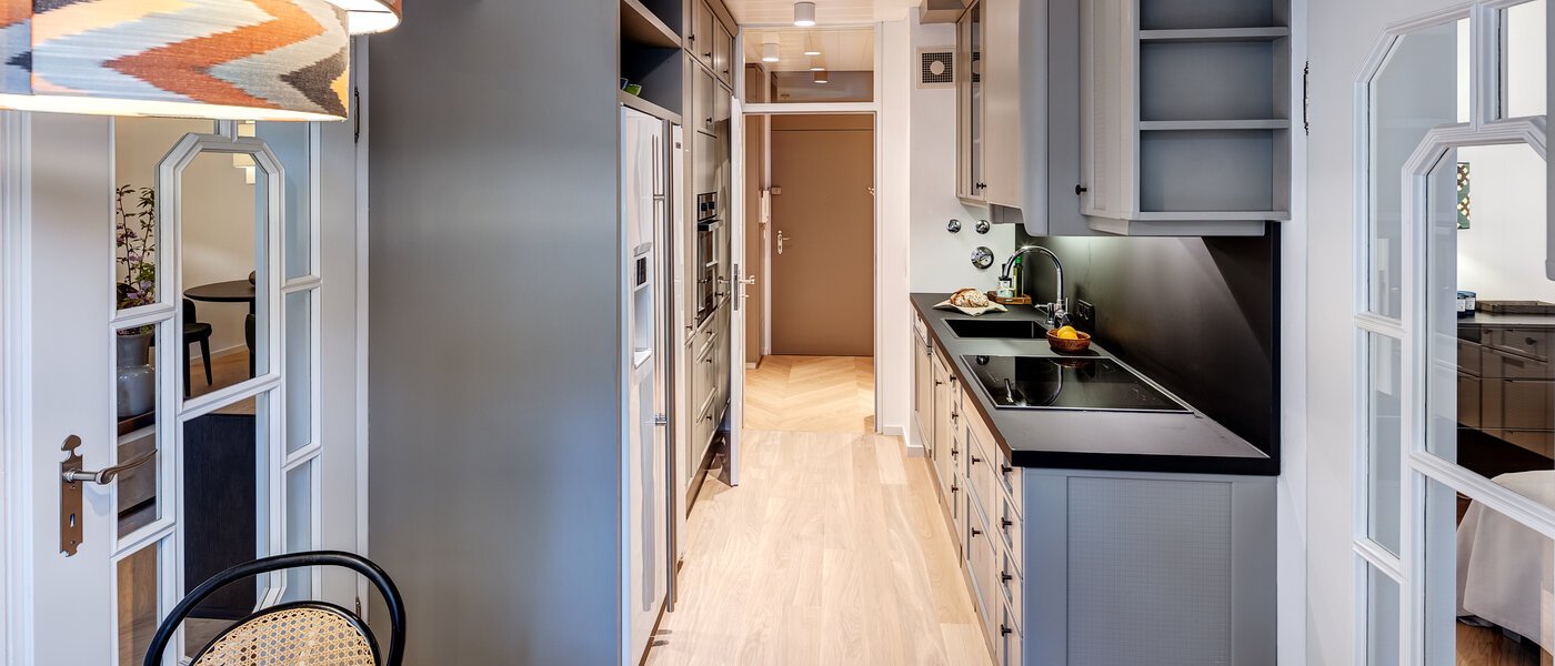 квартира München Herzogpark 05 кухня 13940