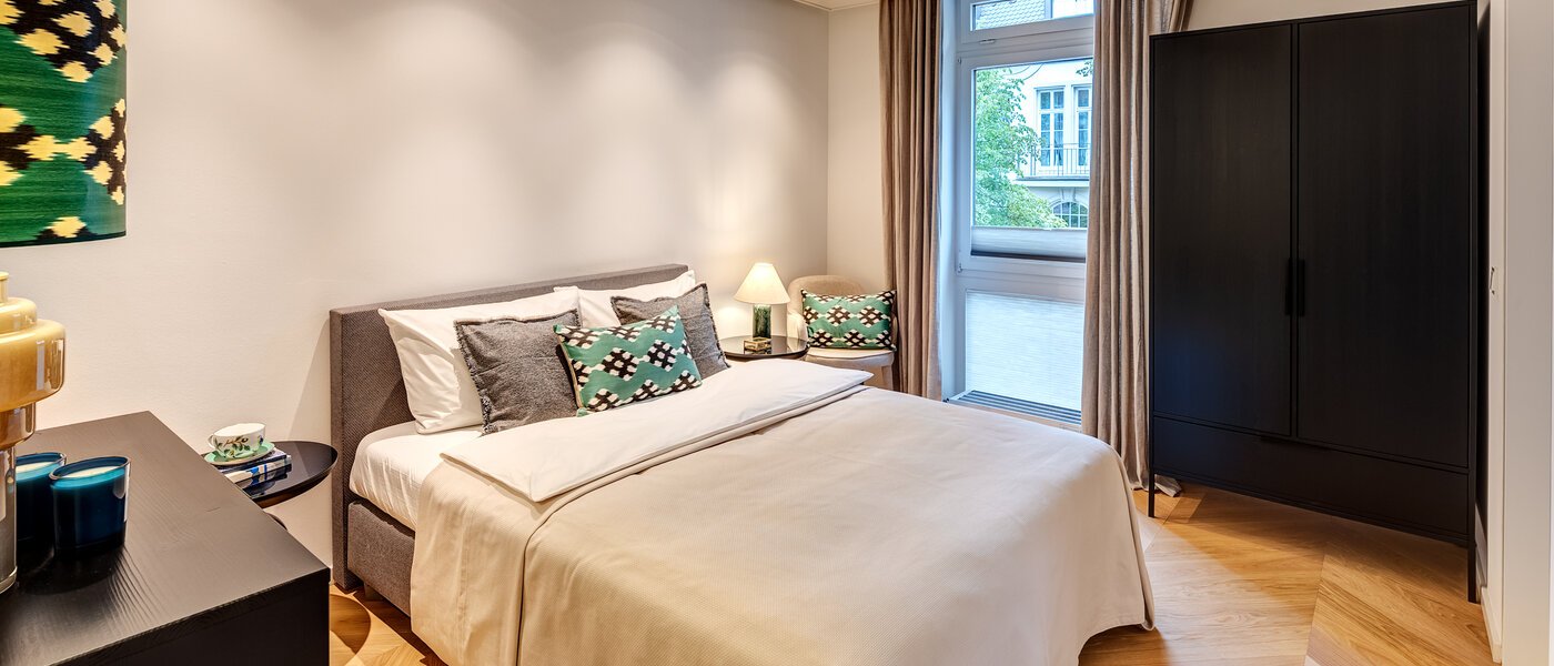 квартира München Herzogpark 01 спальная комната 13940