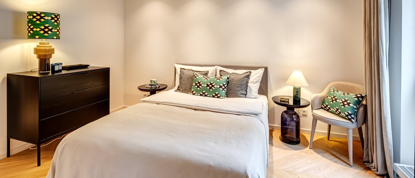 квартира München Herzogpark 02 спальная комната 13940