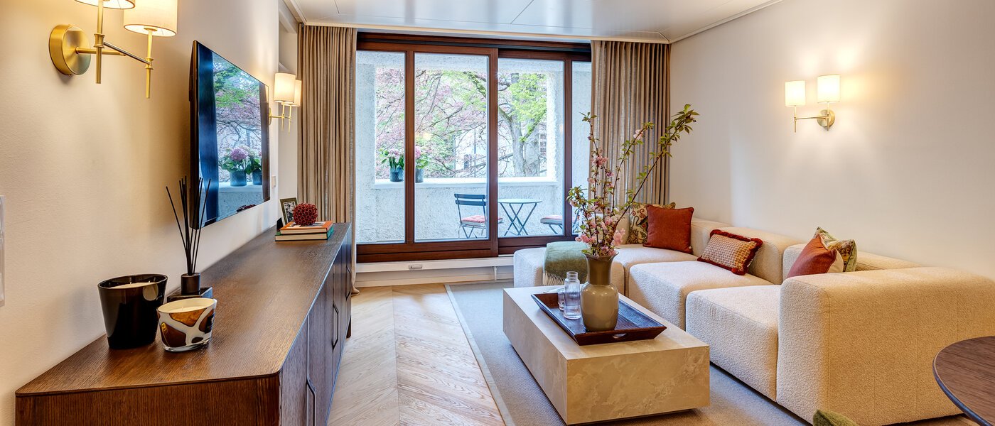 квартира München Herzogpark 01 жилое пространство 13940