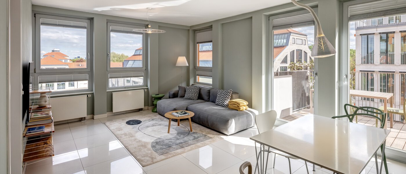 квартира München Schwanthalerhöhe 01 жилое пространство 13943