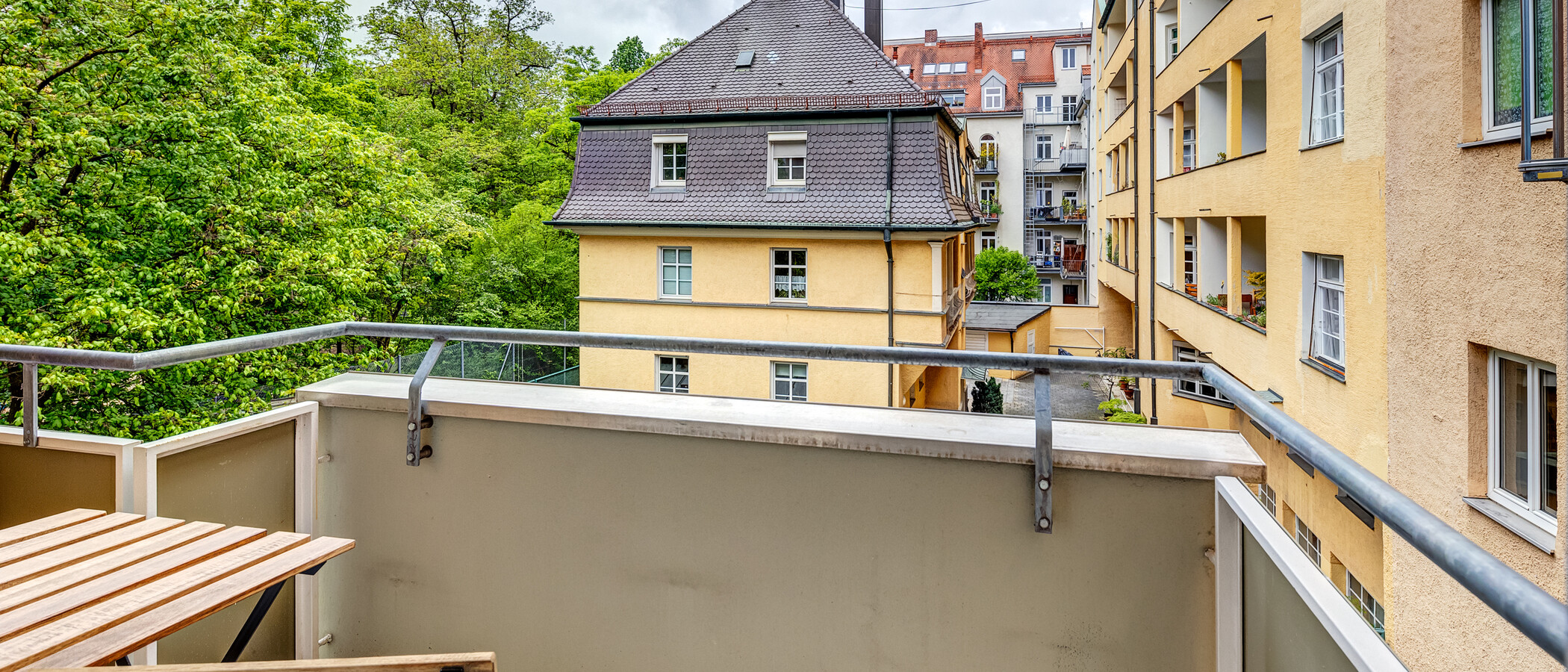 квартира München Neuhausen 01 балкон 13948