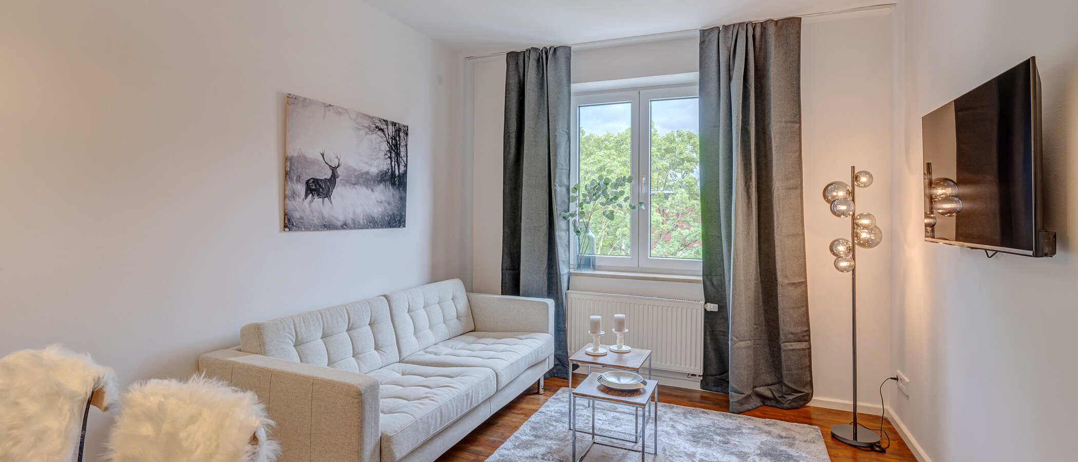 квартира München Maxvorstadt 02 гостиная 13953