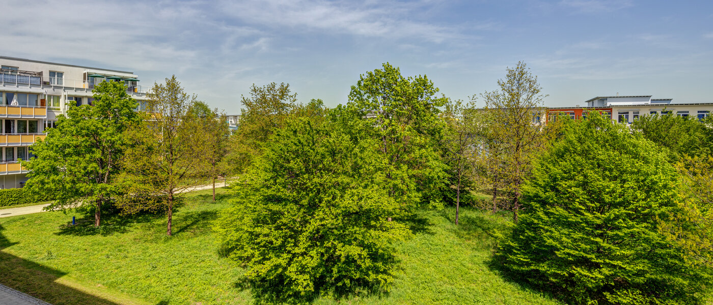 квартира München Trudering 05 вид из окна 13954