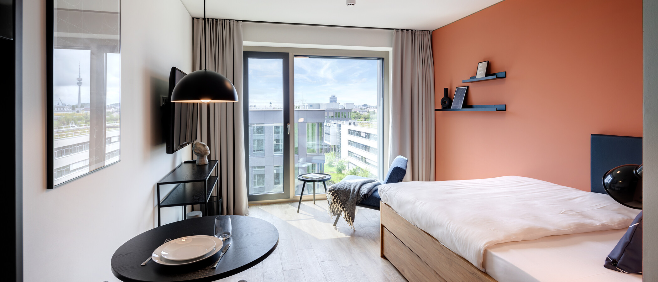 квартира München Milbertshofen 01 жилое пространство 13963