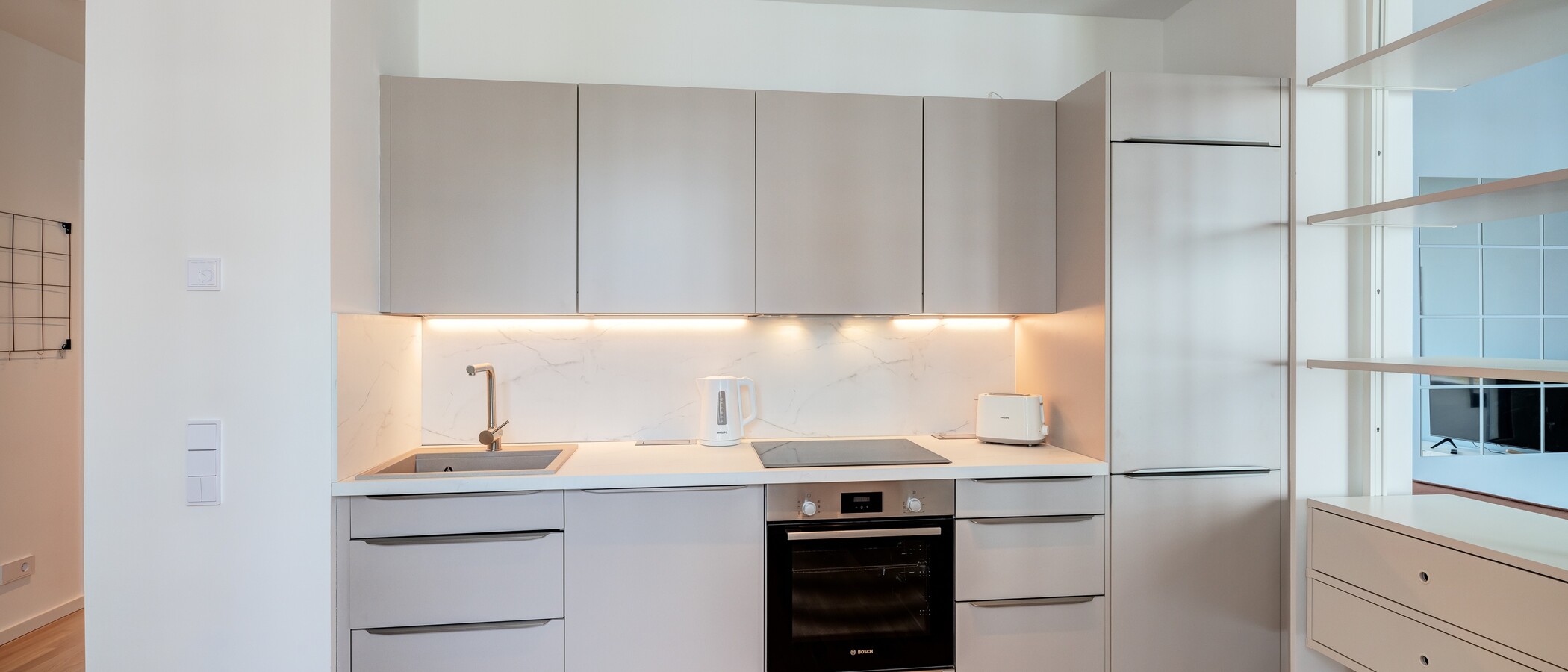 квартира München Neuperlach 01 кухня 13965
