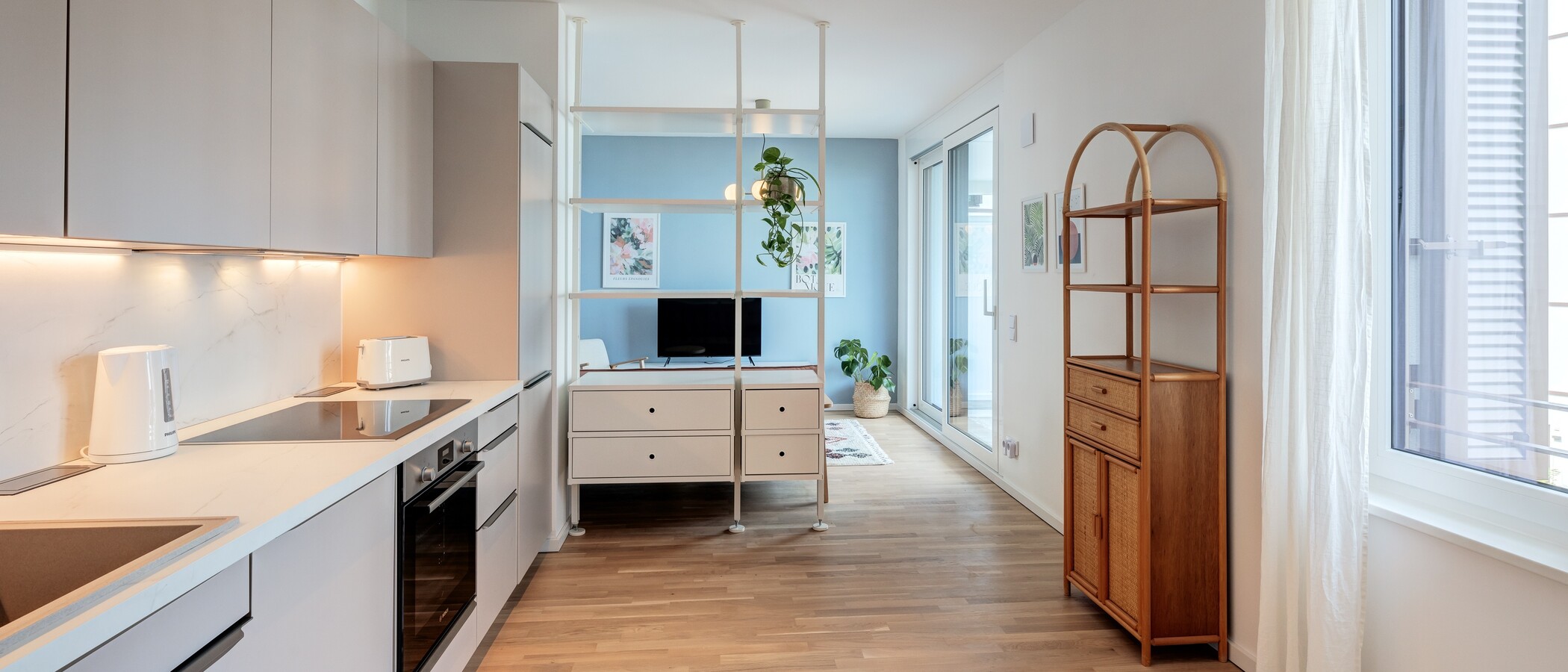 квартира München Neuperlach 04 кухня 13965