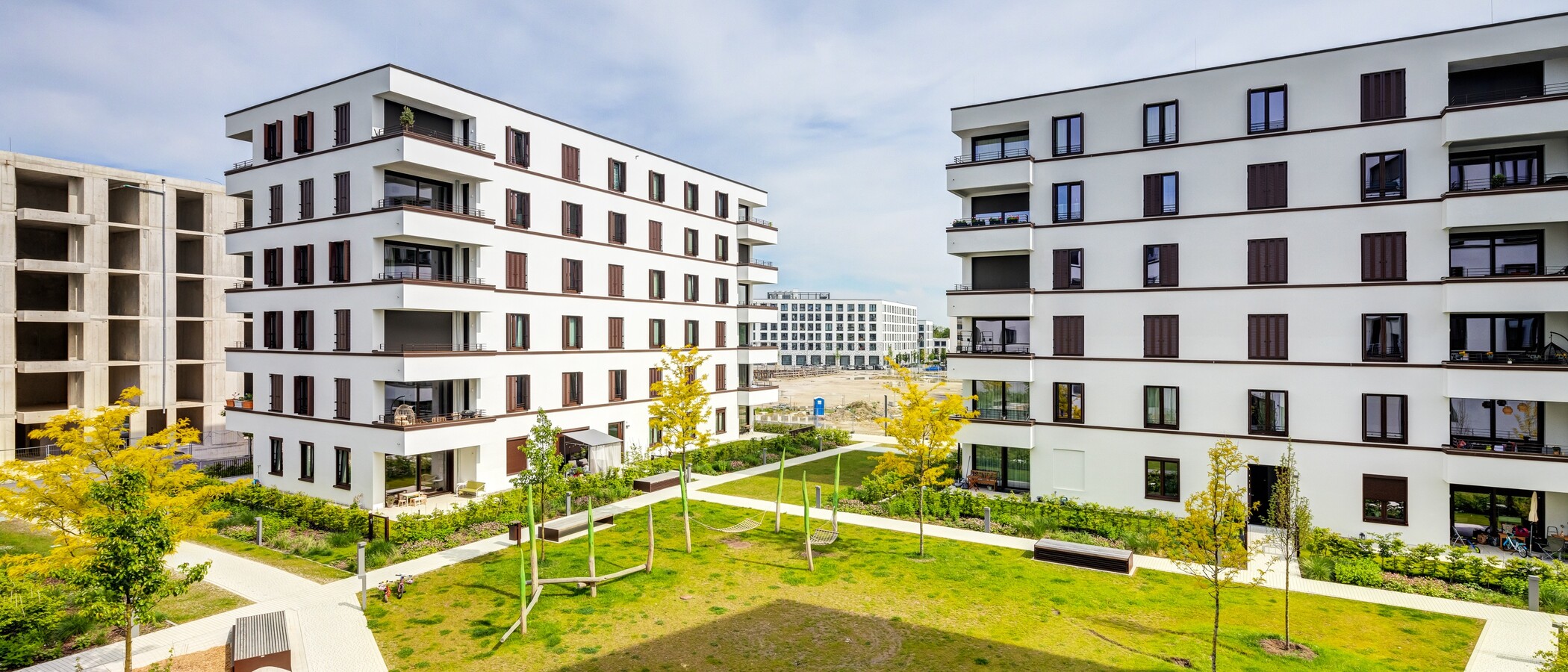 квартира München Neuperlach 01 вид из окна 13965