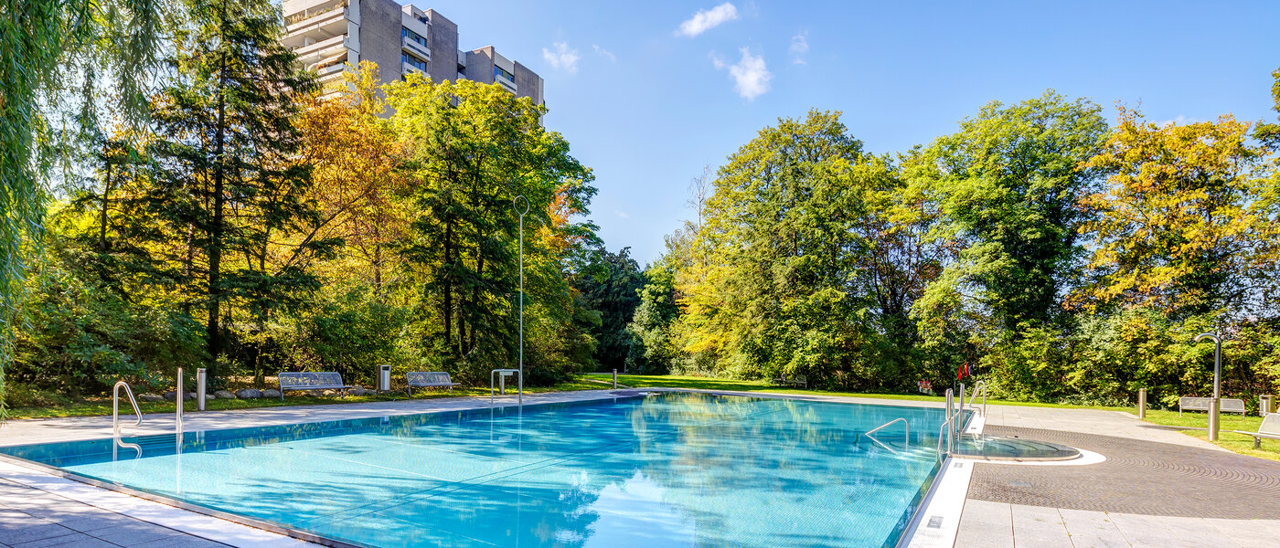 квартира München Parkstadt Solln 01 бассейн 13970