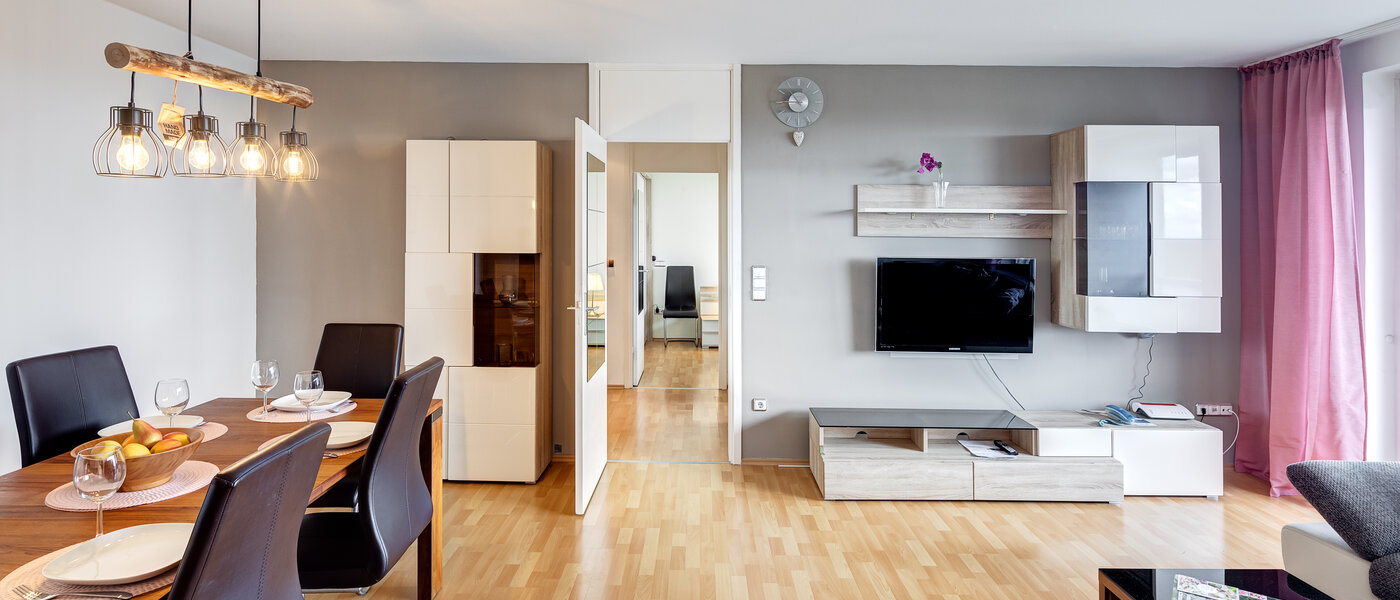 квартира München Parkstadt Solln 04 жилое пространство 13970