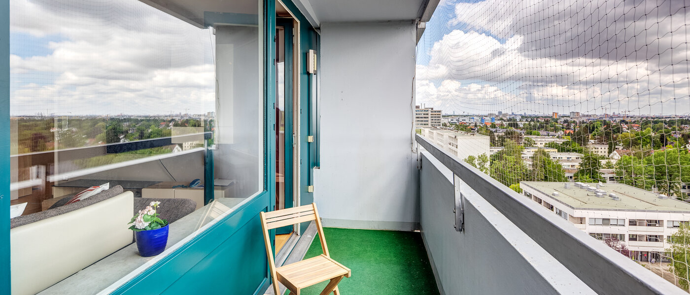 квартира München Parkstadt Solln 01 1-я балкон 13970