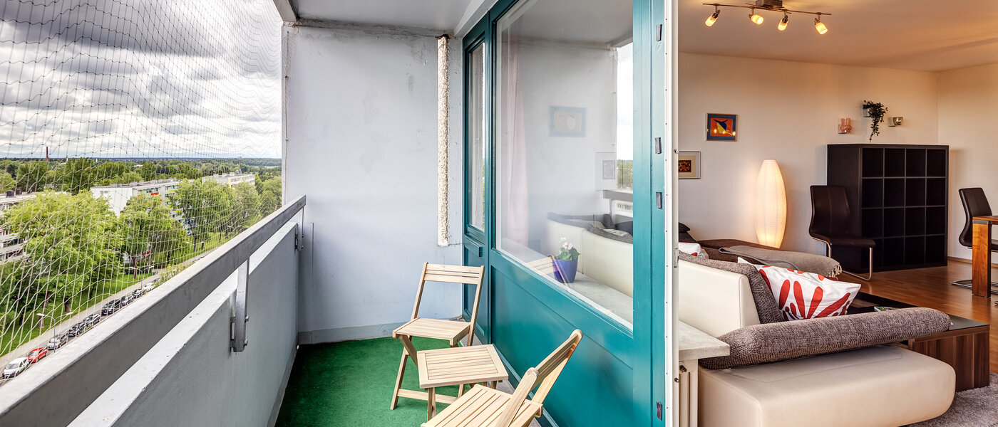 квартира München Parkstadt Solln 02 1-я балкон 13970