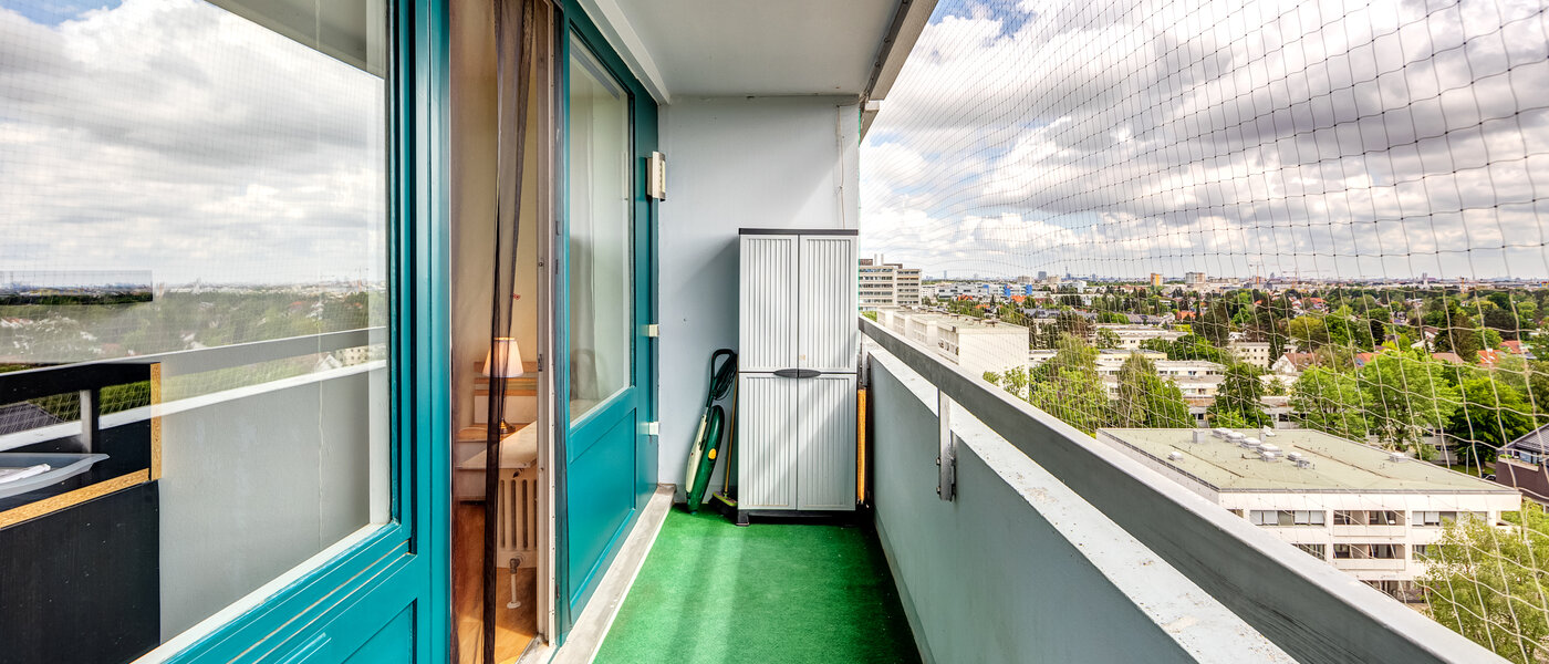 квартира München Parkstadt Solln 01 2-ой балкон 13970