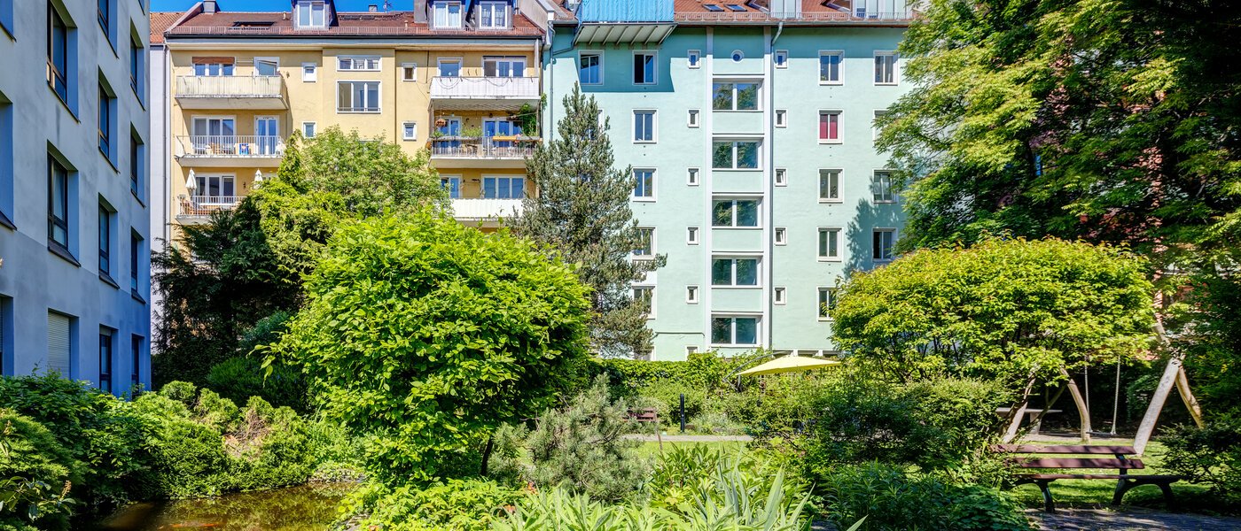 квартира München Maxvorstadt 02 общий сад для жильцов дома 13972