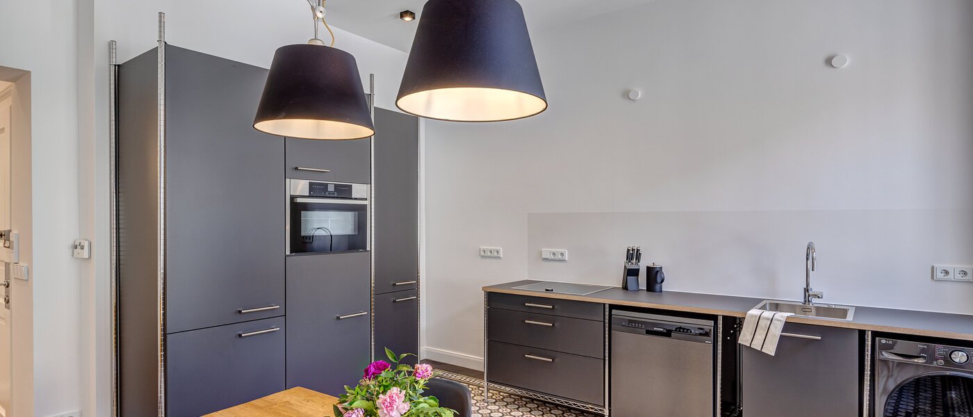 квартира München Lehel 01 кухня 13986