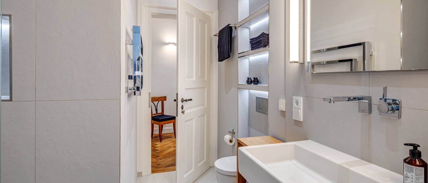 квартира München Lehel 01 ванная комната 13986