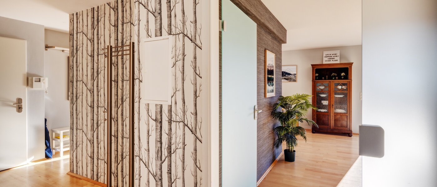 мансардная квартира München Neuhausen 03 коридор 13988