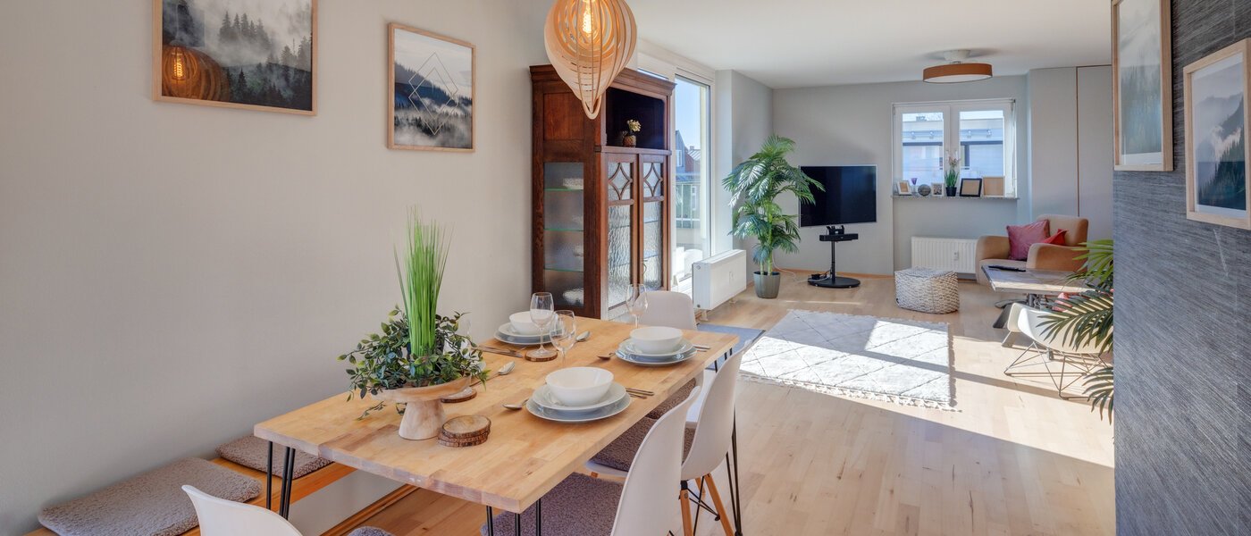 мансардная квартира München Neuhausen 05 жилое пространство 13988