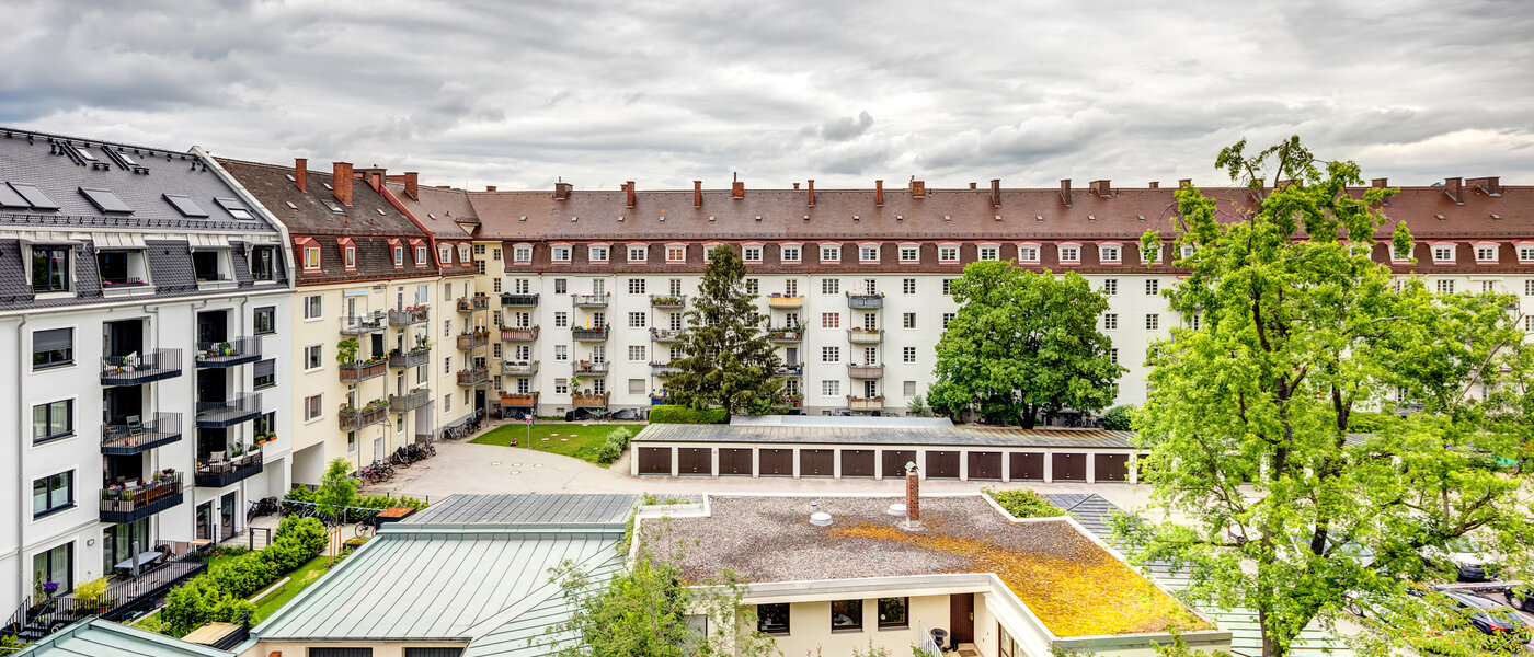 квартира München Schwabing-West (rund um den Bonner Platz) 03 вид из окна 13991