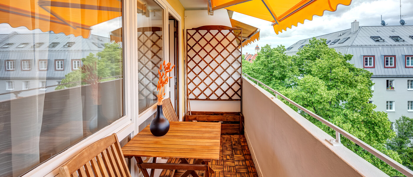 квартира München Schwabing-West (rund um den Bonner Platz) 01 лоджия 13991