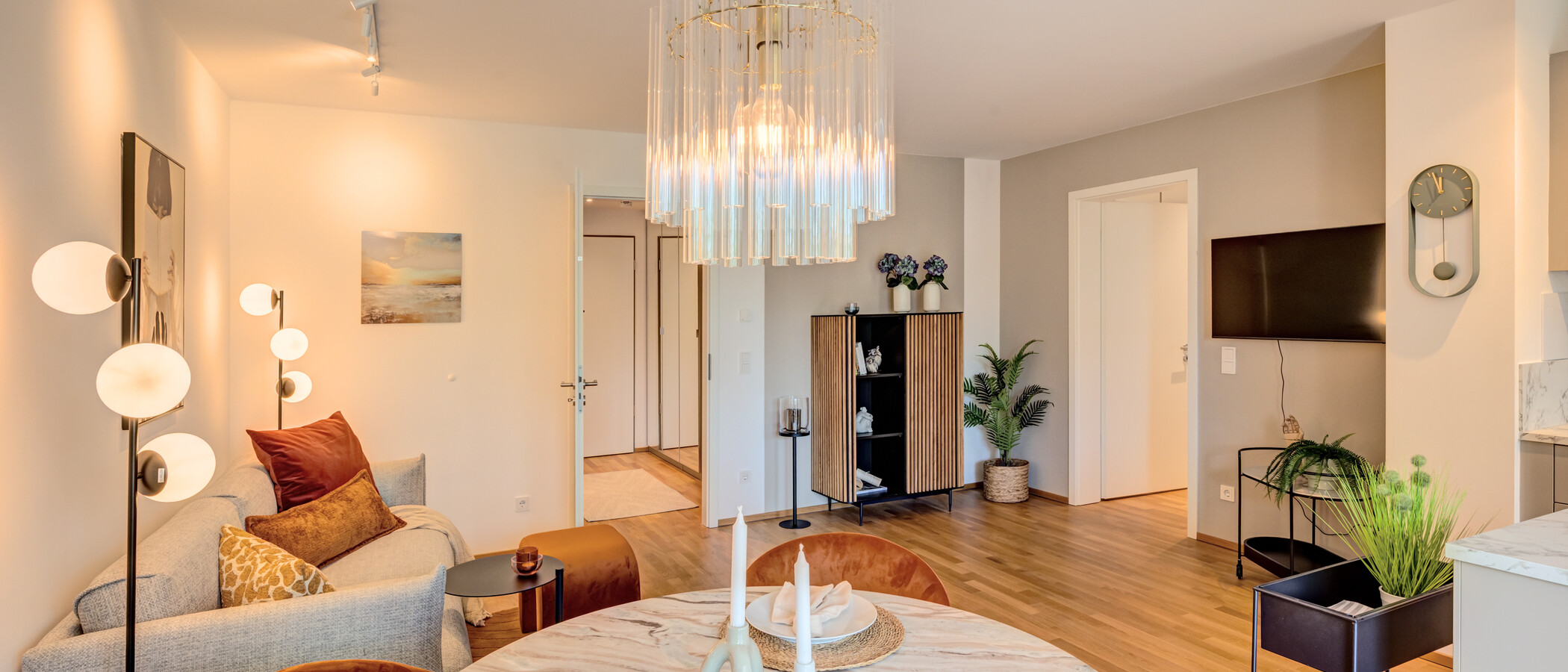 квартира München Neuhausen 03 жилое пространство 13994