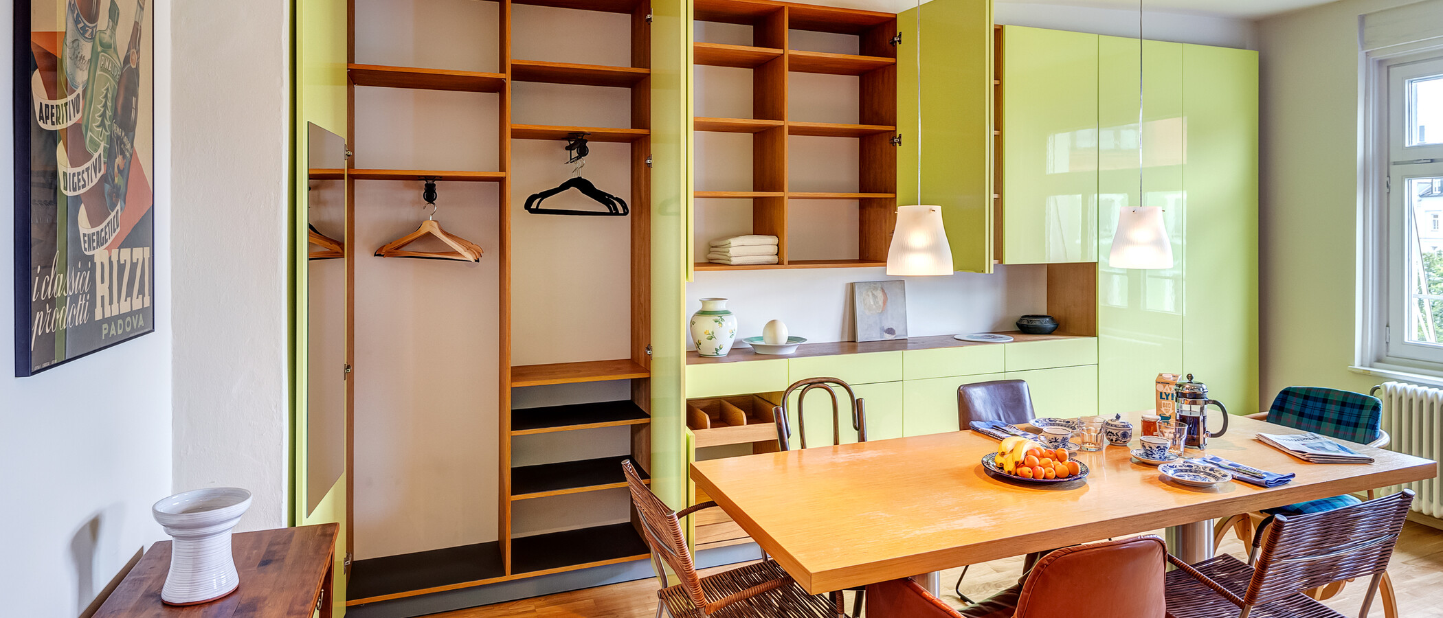 двухэтажная квартира-галерея München Glockenbachviertel 05 кухня 13995