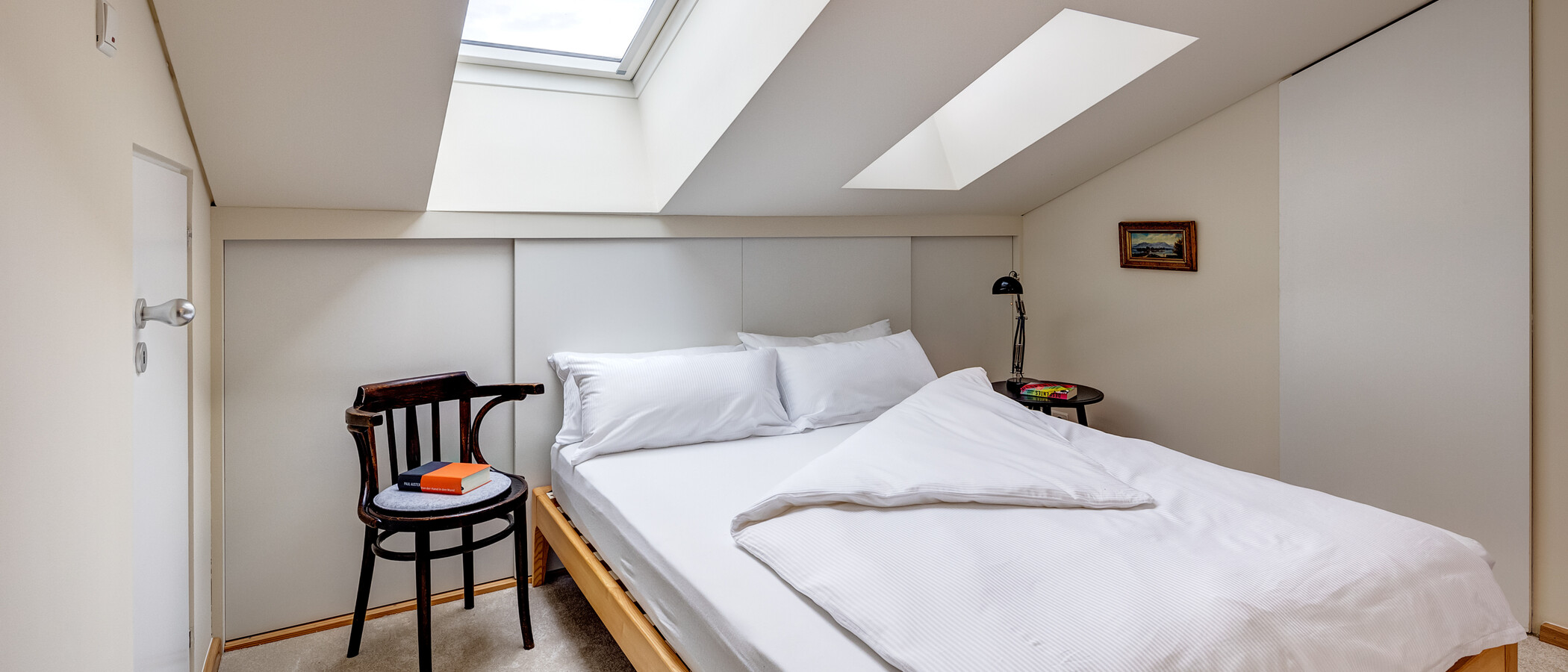 двухэтажная квартира-галерея München Glockenbachviertel 01 зона для сна 13995