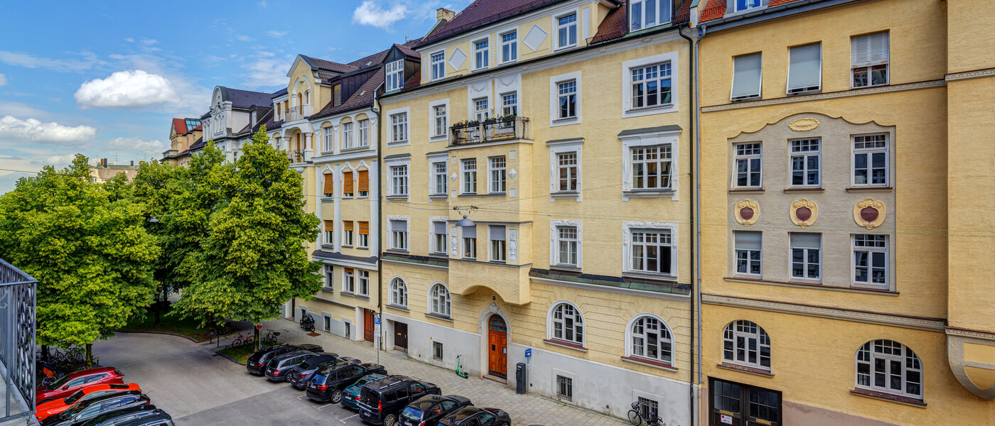 квартира München Bogenhausen 01 вид из окна 13999