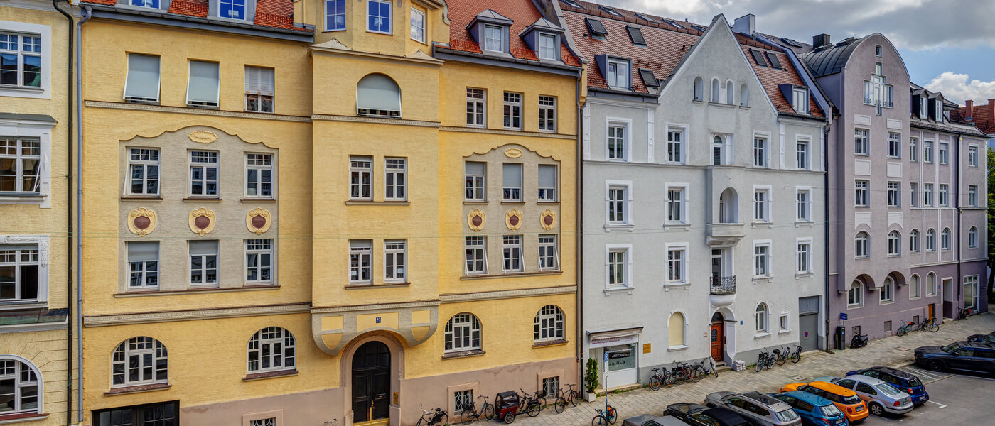 квартира München Bogenhausen 02 вид из окна 13999