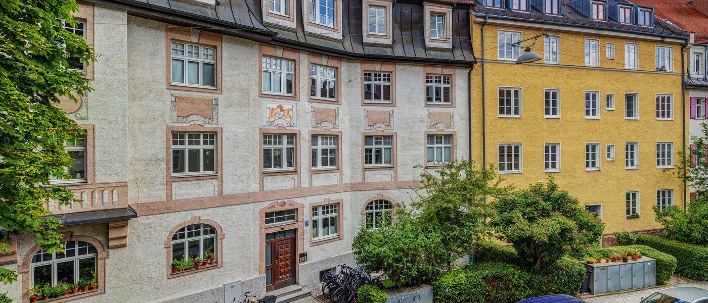 квартира München Thalkirchen 01 вид из окна 14008