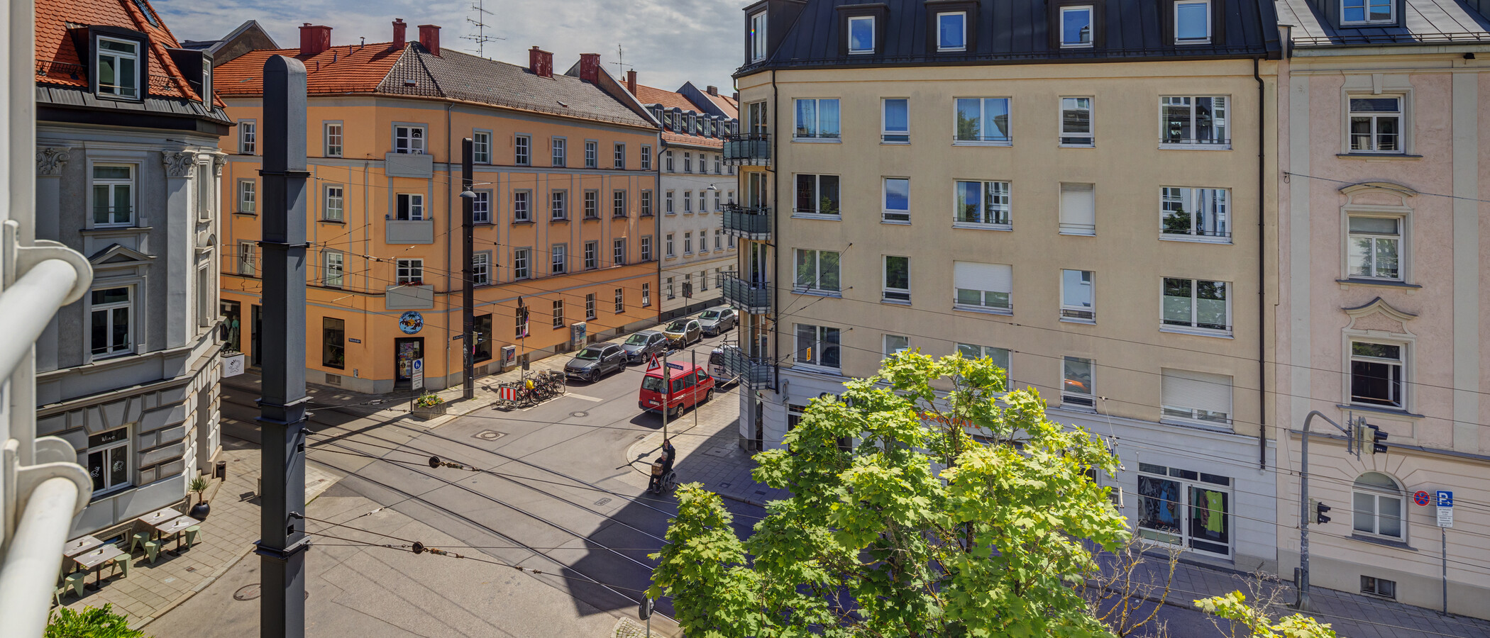 квартира München Haidhausen 03 вид из окна 14014