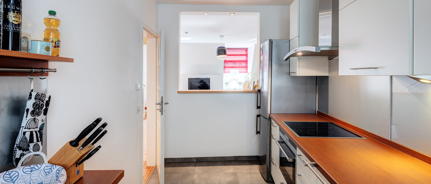 двухэтажная квартира München Lehel 02 кухня 14018