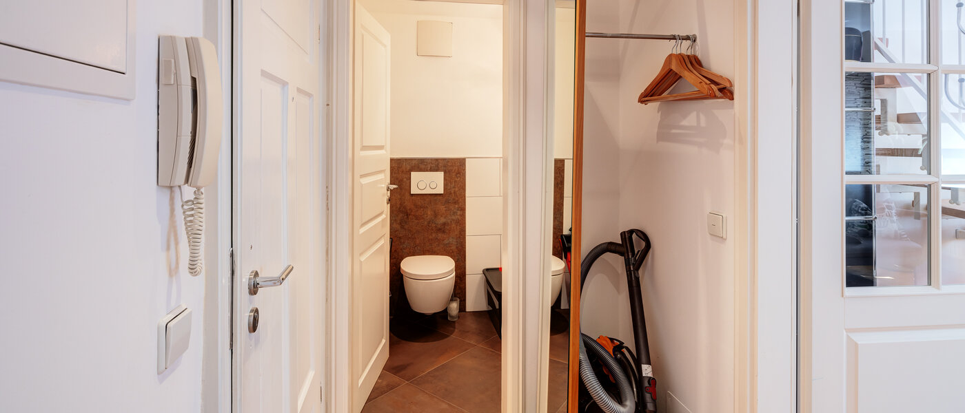 двухэтажная квартира München Lehel 02 коридор 14018