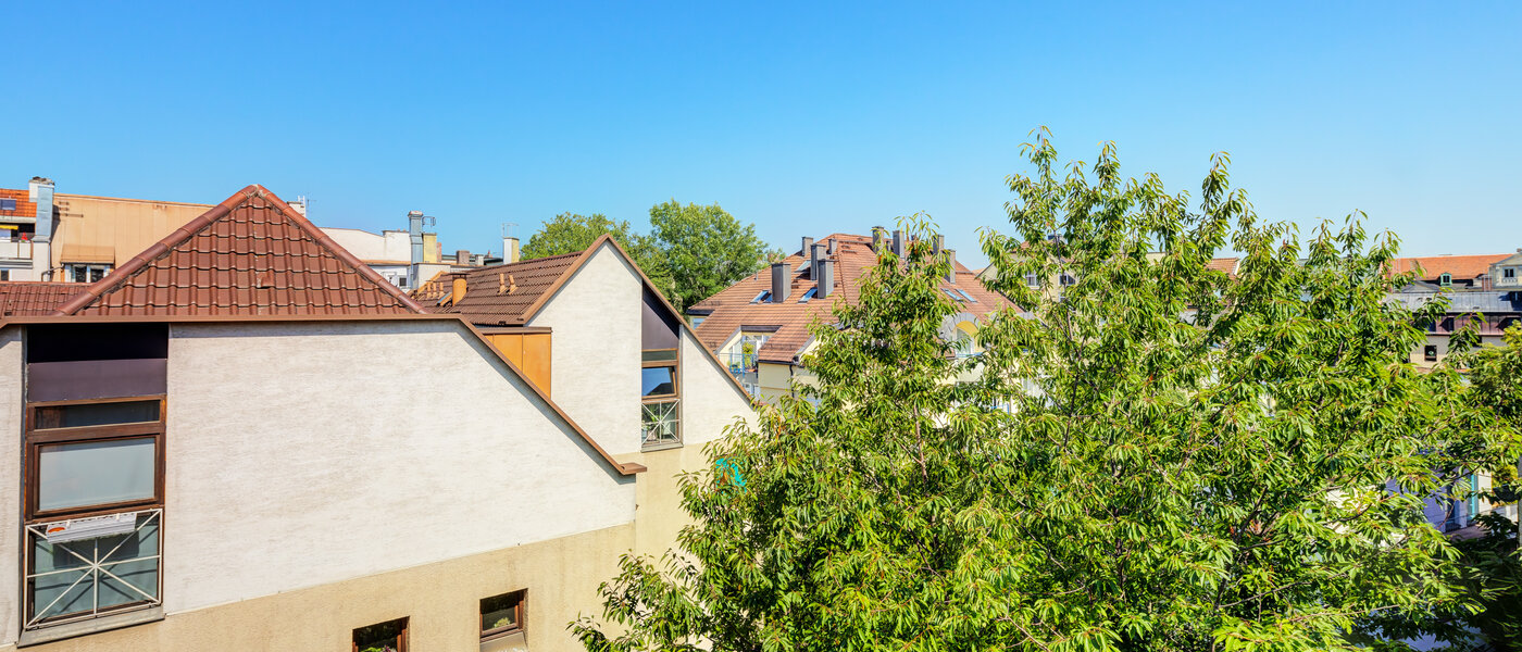 двухэтажная квартира München Lehel 02 вид из окна 14018