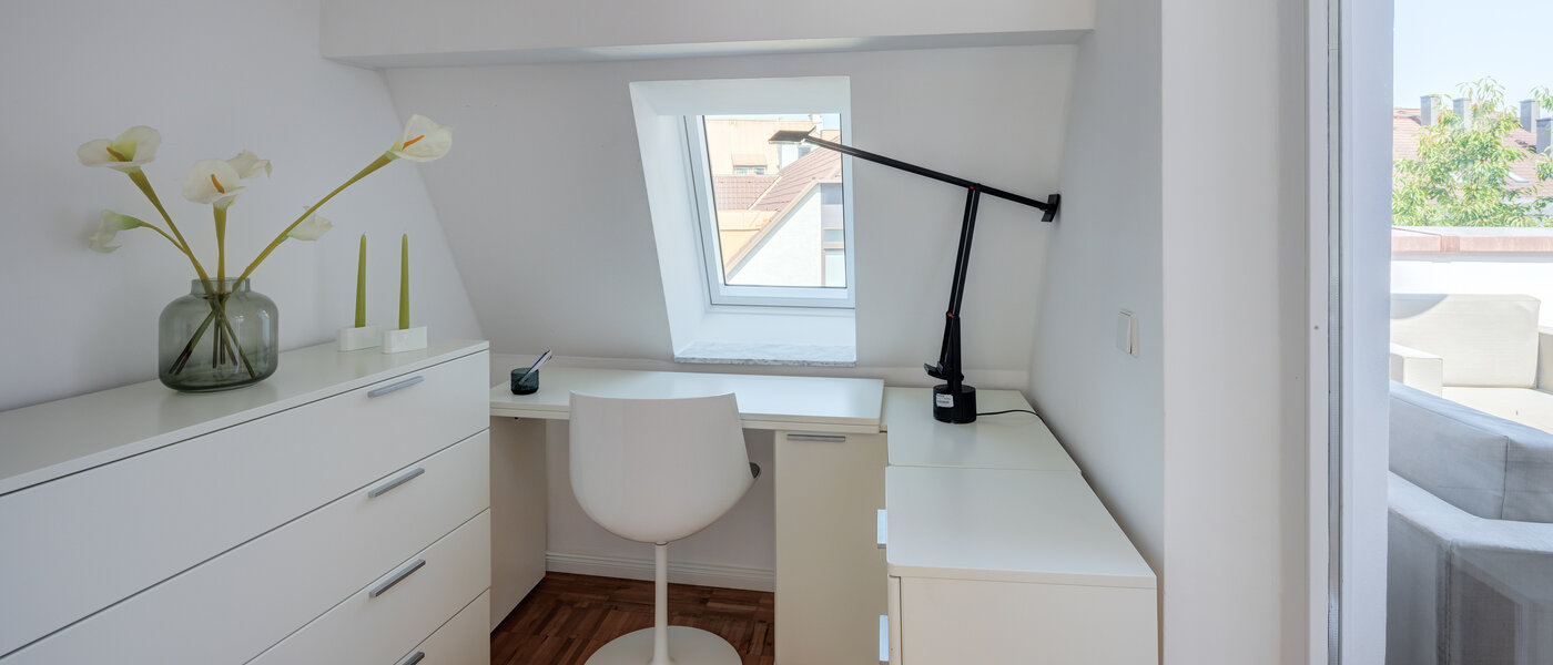 двухэтажная квартира München Lehel 01 рабочая зона 14018