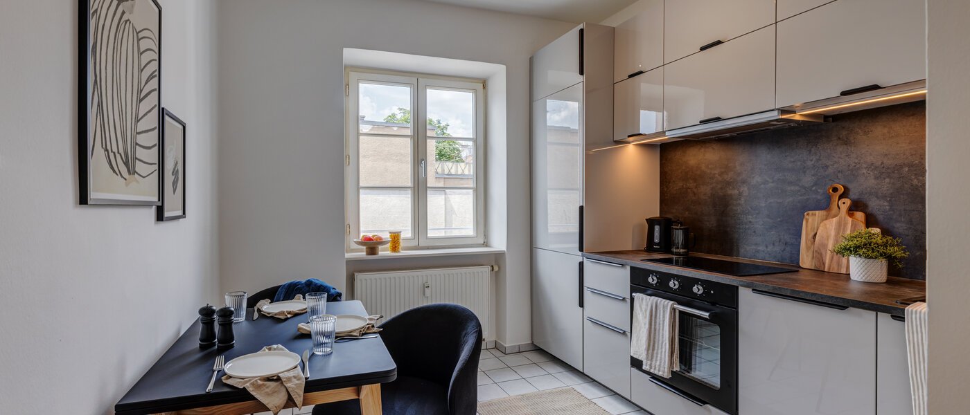 квартира München Lehel 01 кухня 14023