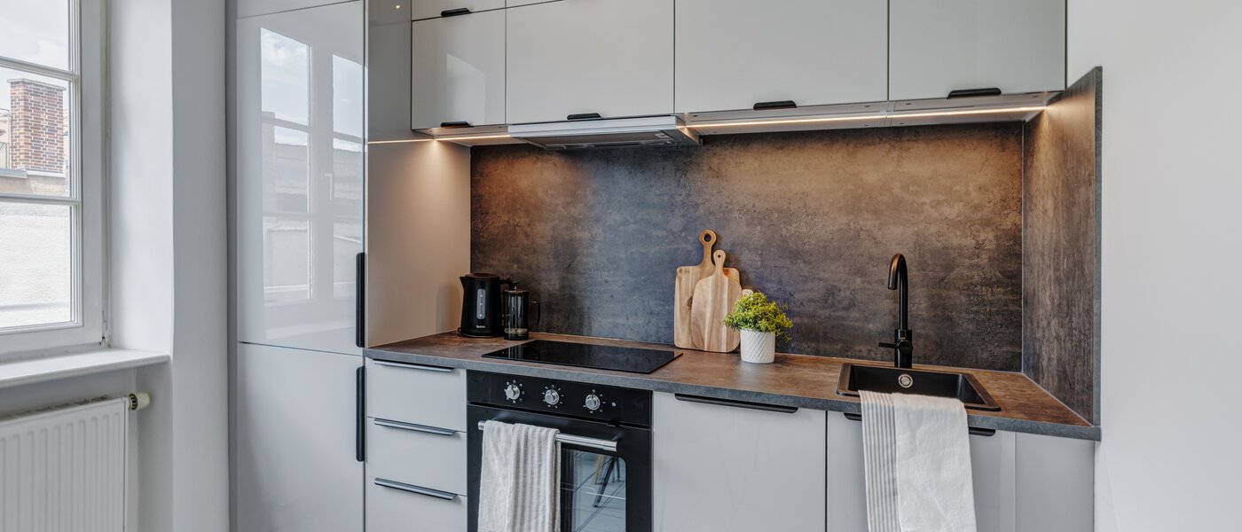 квартира München Lehel 02 кухня 14023