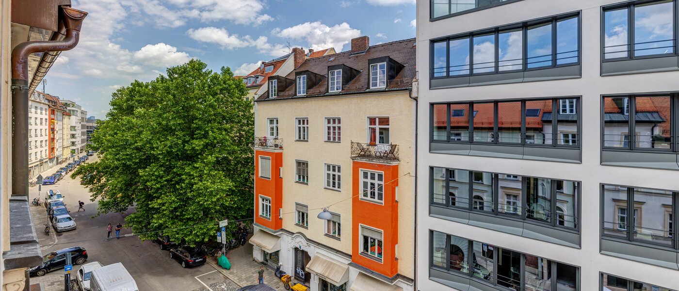 квартира München Lehel 01 вид из окна 14023